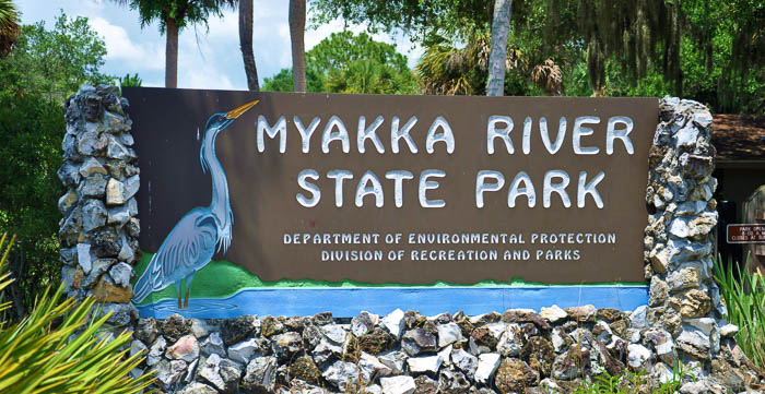 Entrance to Myakka River State Park. Photo courtesy of walterpro4755.