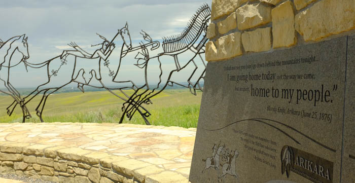Indian Memorial at the Battle of Little Bighorn National Monument