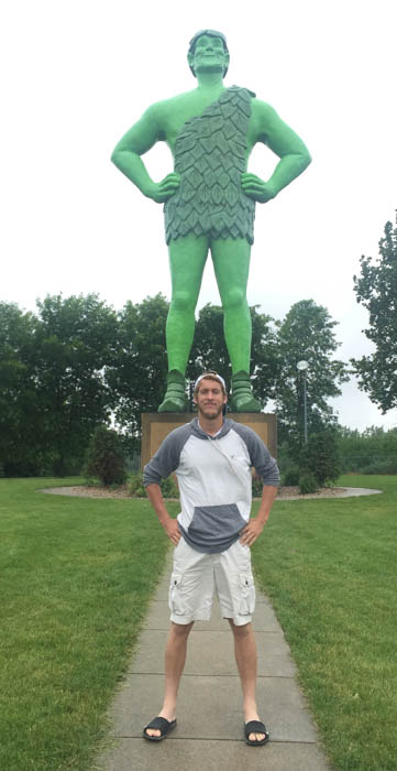 The Jolly Green Giant!