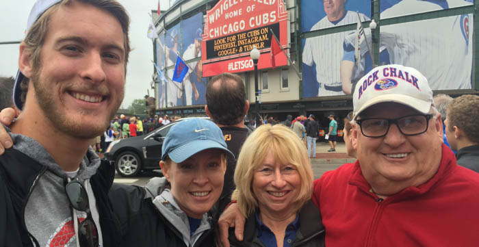 Outside Wrigley Field