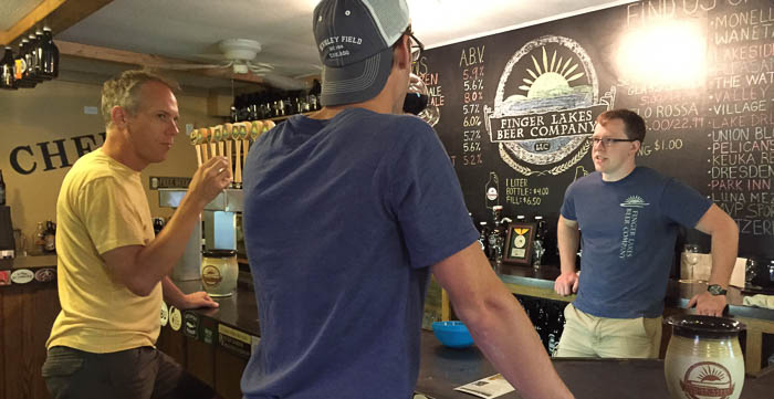 Finger Lakes Beer Company tasting room