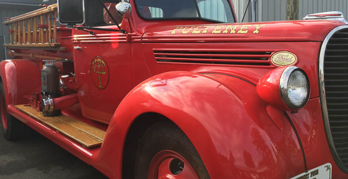 1939 Pulteney fire truck