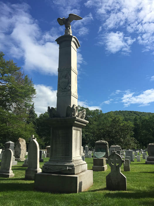 Monument at the West Point cemetery
