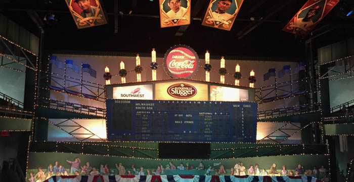 The Grandstand Theater showing "The Baseball Experience"