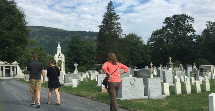 Exploring the West Point cemetery 