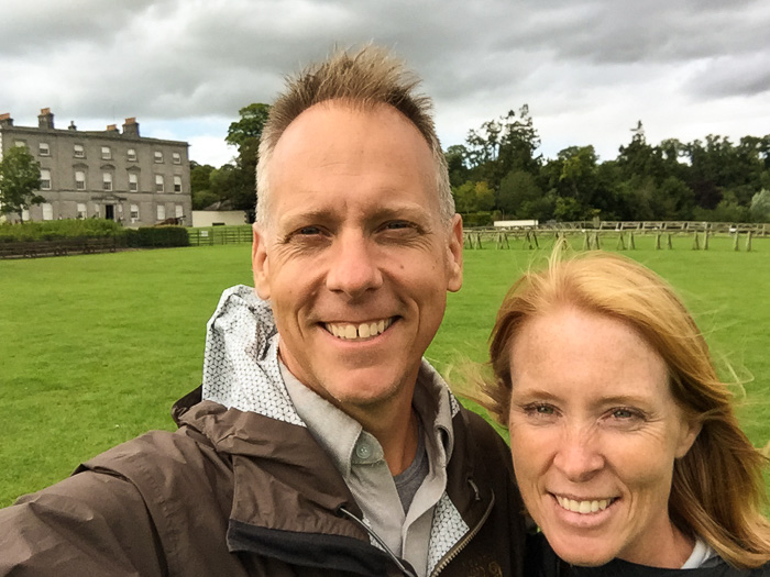 Chris and Julie at Oldbridge and the site of the Battle of the Boyne