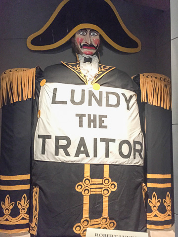 Lundy the Traitor effigy