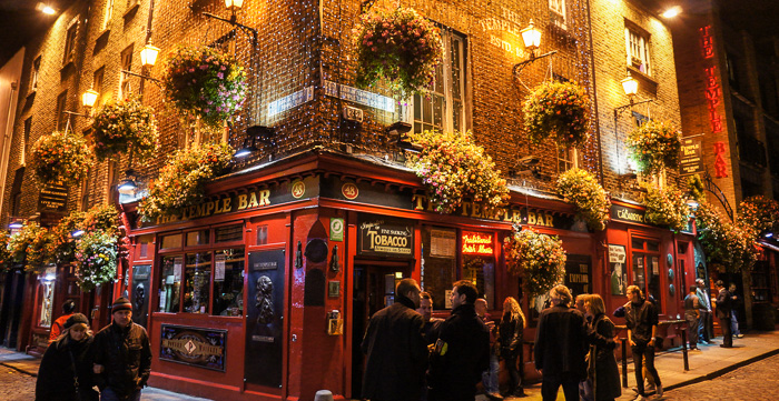 The Temple Bar in Dublin