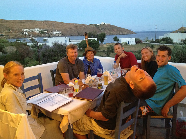 Dinner at the Taverna on Kythnos
