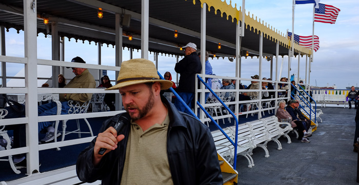 Charles Chestnut, our narrator/historian on the upper deck of the Creole Queen