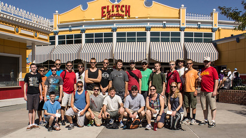 The group at Elitch Gardens