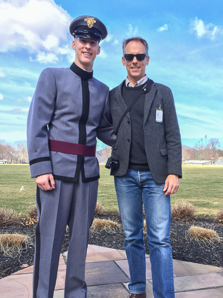 Matthew and Chris at West Point