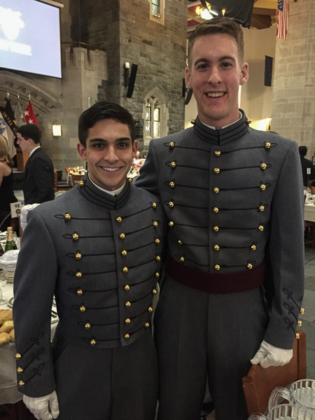 Matthew with his roommate Chris