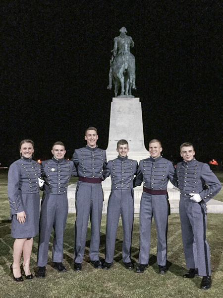 The Orienteering Team Plebes, minus one 