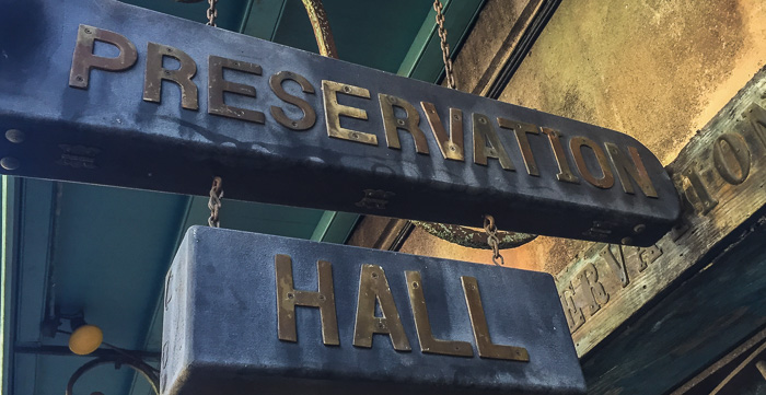 Catch great jazz at Preservation Hall 