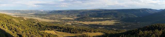 Panorama view from Urraca Mesa
