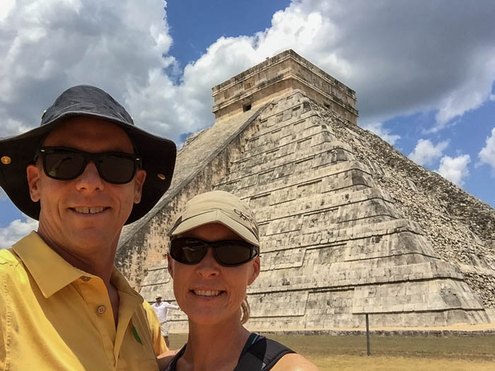 Chris and Julie at Chichén Itzá 