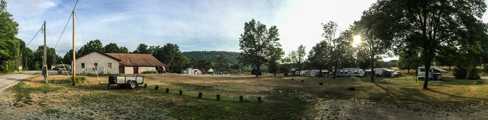 Bud Valley Campground. The store is in the building on the left.