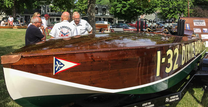 The Dixie Baby classic race boat