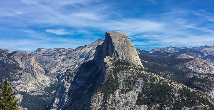 View of Half Dome from the Panorama Trail