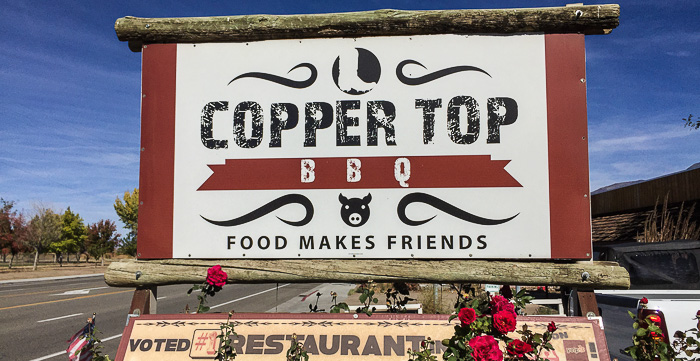 If you drive through Big Pine, stop at the Copper Top for delicious BBQ!