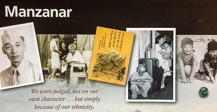 Cover of the pamphlet for the Manzanar National Historic Site