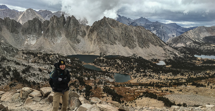 Julie at Kearsarge Pass