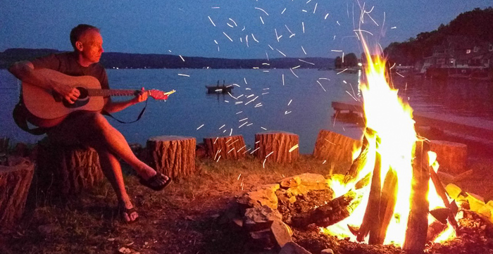 Campfire at Keuka