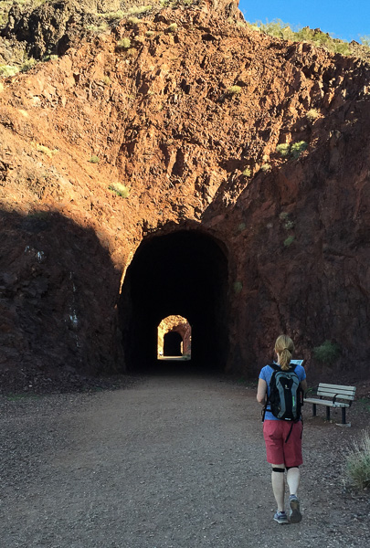 Tunnels on the Historic Railroad Trail near Hoover Dam