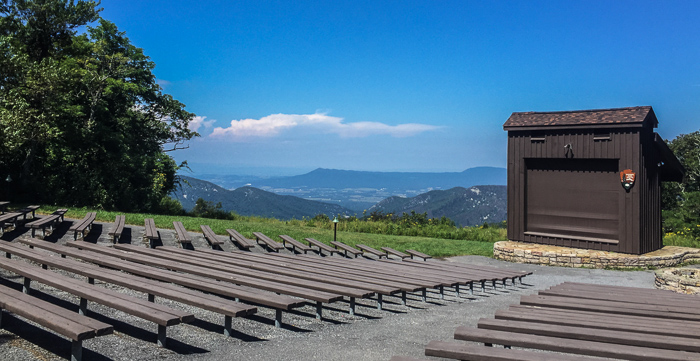 The Loft Mountain amphitheater. What a setting!