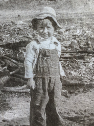 The "little fire bug" who started Bodie's 1932 fire. Photo courtesy of the California Dept of Parks and Rec.